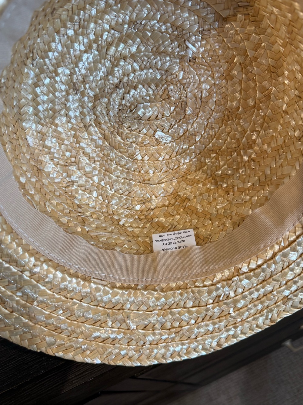 Aperol Spritz Straw Boater Hat - Brand Promo Item - Picture 4 of 6
